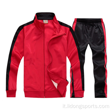 Fashion Zipper Fitness Outfits Casual Mens Tracking